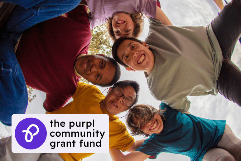 Purpl members and the Purpl Community Grant Fund