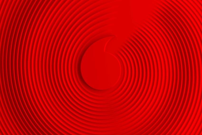 Vodafone's signature red circular logo with ripple effect, symbolising strong connectivity and innovation. Highlighting how Purpl’s exclusive disabled discounts for phone plans and tech savings support inclusive access to digital services for disabled individuals in the UK.