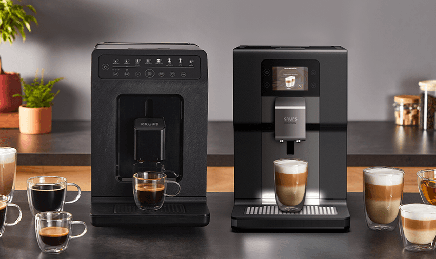 image of Tefal coffee machines in a kitchen