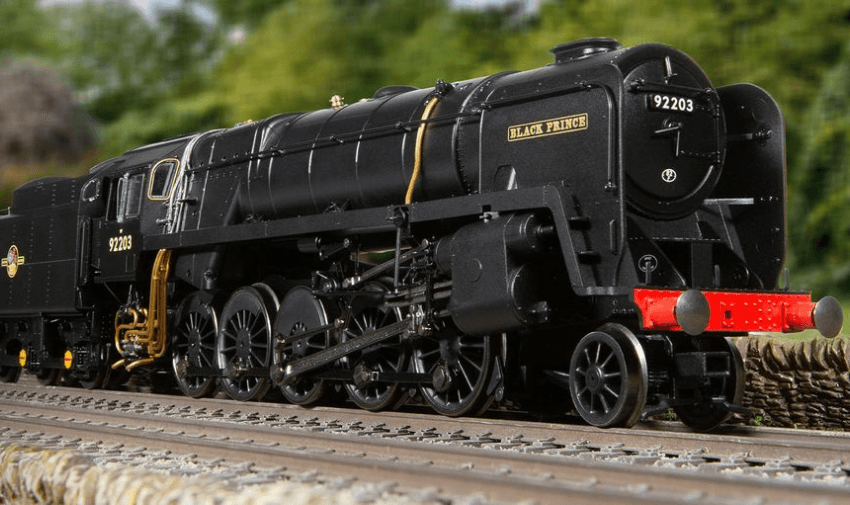 a black prince model train