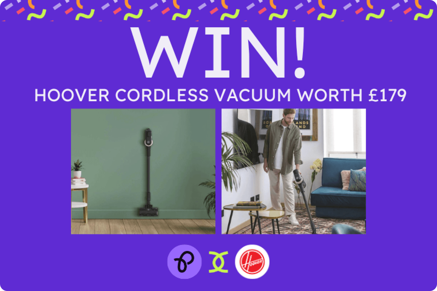 Win - Hoover Cordless Vacuum worth £179