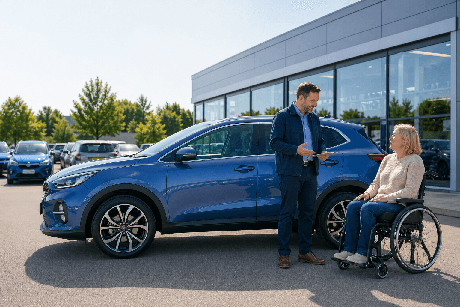 Step-by-step guide showing how disabled people and people with long term health conditions can get a Motability car using qualifying disability benefits.