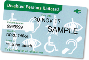 Disabled Rail Card